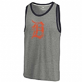 Detroit Tigers Distressed Team Tank Top - Ash,baseball caps,new era cap wholesale,wholesale hats